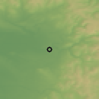 Shaded relief of the 48 km around Stockport, drawn from the GMTED2010 grid
