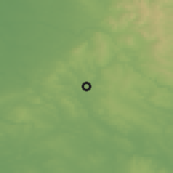 Shaded relief of the 48 km around Stoke-on-Trent, drawn from the GMTED2010 grid