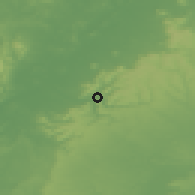 Shaded relief of the 49 km around Stroud, drawn from the GMTED2010 grid