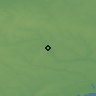 Shaded relief of the 49 km around Sudbury, drawn from the GMTED2010 grid