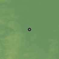 Shaded relief of the 48 km around Bessacarr, drawn from the GMTED2010 grid