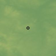 Shaded relief of the 49 km around Sutton Coldfield, drawn from the GMTED2010 grid