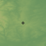 Shaded relief of the 48 km around Sutton in Ashfield, drawn from the GMTED2010 grid