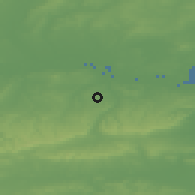 Shaded relief of the 49 km around Swanley-Hextable, drawn from the GMTED2010 grid