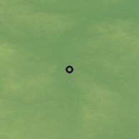 Shaded relief of the 48 km around Tamworth, drawn from the GMTED2010 grid