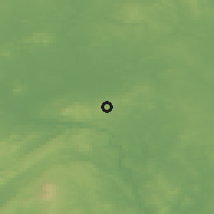 Shaded relief of the 48 km around Telford, drawn from the GMTED2010 grid
