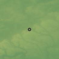 Shaded relief of the 49 km around Tring, drawn from the GMTED2010 grid