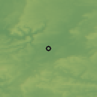 Shaded relief of the 49 km around Trowbridge, drawn from the GMTED2010 grid
