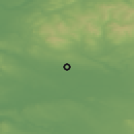 Shaded relief of the 48 km around Tyldesley, drawn from the GMTED2010 grid