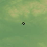 Shaded relief of the 48 km around Walkden, drawn from the GMTED2010 grid