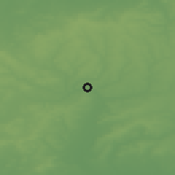 Shaded relief of the 49 km around Ware, drawn from the GMTED2010 grid