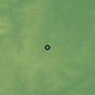 Shaded relief of the 48 km around Warsop, drawn from the GMTED2010 grid