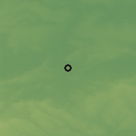 Shaded relief of the 49 km around Biggleswade, drawn from the GMTED2010 grid