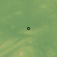Shaded relief of the 48 km around Wellington, drawn from the GMTED2010 grid