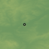 Shaded relief of the 48 km around West Bridgeford, drawn from the GMTED2010 grid
