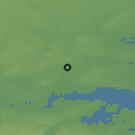 Shaded relief of the 49 km around Wickford, drawn from the GMTED2010 grid