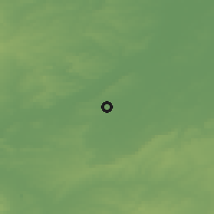 Shaded relief of the 48 km around Bingham, drawn from the GMTED2010 grid
