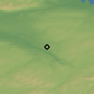 Shaded relief of the 47 km around Wishaw, drawn from the GMTED2010 grid