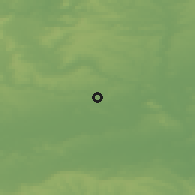 Shaded relief of the 49 km around Witney, drawn from the GMTED2010 grid