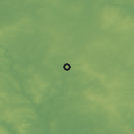 Shaded relief of the 49 km around Wombourne, drawn from the GMTED2010 grid