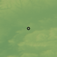 Shaded relief of the 49 km around Wootton Bassett, drawn from the GMTED2010 grid