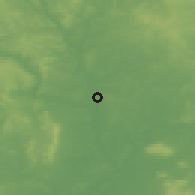Shaded relief of the 49 km around Worcester, drawn from the GMTED2010 grid