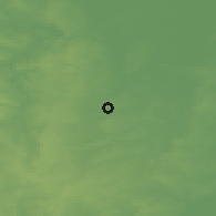 Shaded relief of the 48 km around Worksop, drawn from the GMTED2010 grid