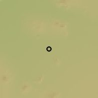 Shaded relief of the 56 km around Casa Grande, drawn from the GMTED2010 grid