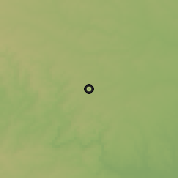 Shaded relief of the 56 km around Cedar Park, drawn from the GMTED2010 grid