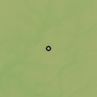 Shaded relief of the 53 km around Centerville, drawn from the GMTED2010 grid