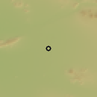 Shaded relief of the 55 km around Chandler, drawn from the GMTED2010 grid