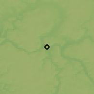 Shaded relief of the 54 km around Cincinnati, drawn from the GMTED2010 grid