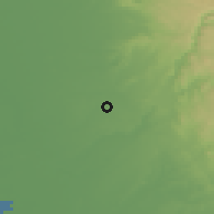 Shaded relief of the 54 km around Citrus Heights, drawn from the GMTED2010 grid