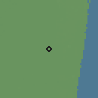 Shaded relief of the 57 km around Coral Springs, drawn from the GMTED2010 grid