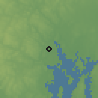 Shaded relief of the 53 km around Cranston, drawn from the GMTED2010 grid
