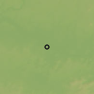 Shaded relief of the 55 km around Decatur, drawn from the GMTED2010 grid