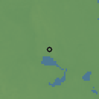 Shaded relief of the 57 km around Deltona, drawn from the GMTED2010 grid