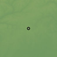 Shaded relief of the 56 km around Dothan, drawn from the GMTED2010 grid