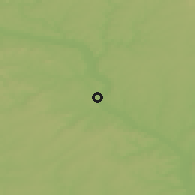 Shaded relief of the 52 km around Dubuque, drawn from the GMTED2010 grid