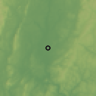 Shaded relief of the 53 km around East Hartford, drawn from the GMTED2010 grid