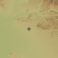 Shaded relief of the 55 km around Apache Junction, drawn from the GMTED2010 grid