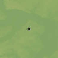 Shaded relief of the 54 km around Florissant, drawn from the GMTED2010 grid