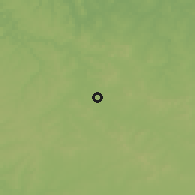 Shaded relief of the 55 km around Franklin, drawn from the GMTED2010 grid