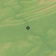 Shaded relief of the 53 km around Harrisburg, drawn from the GMTED2010 grid