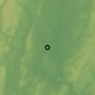 Shaded relief of the 53 km around Hartford, drawn from the GMTED2010 grid