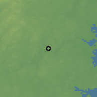 Shaded relief of the 52 km around Haverhill, drawn from the GMTED2010 grid