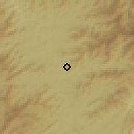 Shaded relief of the 55 km around Asheville, drawn from the GMTED2010 grid