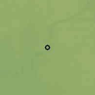 Shaded relief of the 53 km around Joliet, drawn from the GMTED2010 grid