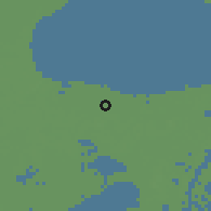 Shaded relief of the 56 km around Kenner, drawn from the GMTED2010 grid
