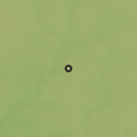 Shaded relief of the 53 km around Kettering, drawn from the GMTED2010 grid